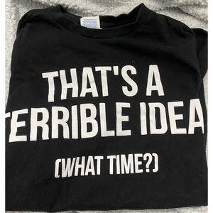 Unisex funny t shirt size Medium